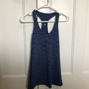 lululemon athletica Heathered Blue Tank Top size 4